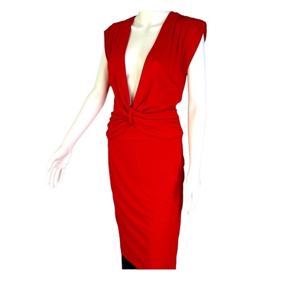 ESCADA red dress, size 34 EU (S), never worn - Picture 1 of 14